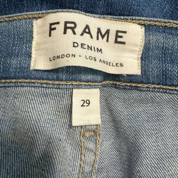 Frame Le High Flare in Sunnyspot - Picture 6 of 8